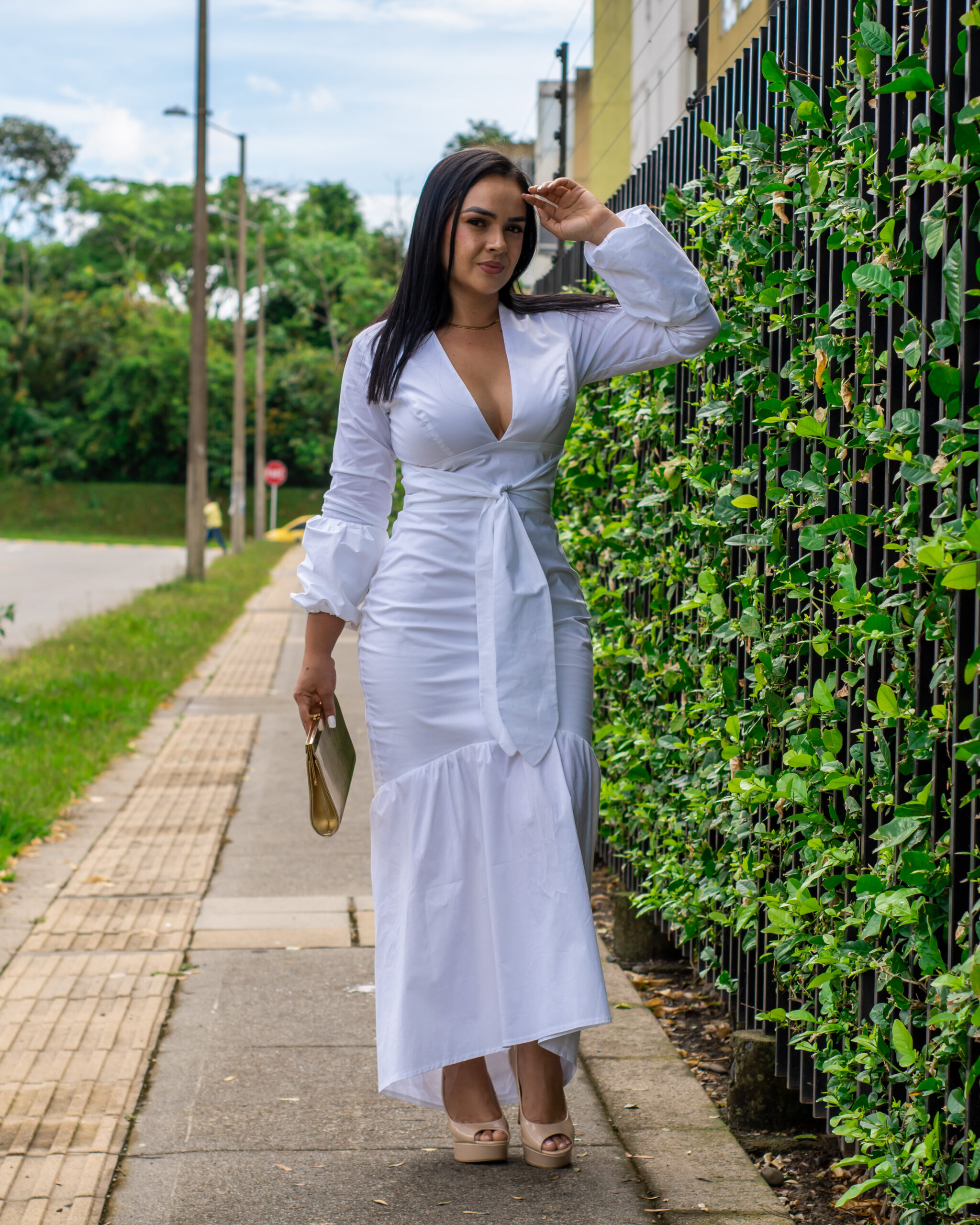 vestido largo blanco archivos Moda para mujer - Bigway